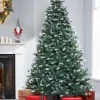Evergreen Snow Flocked Tip Christmas Tree, 6 Ft