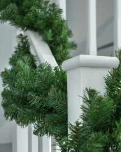 Extra Thick Pine Garland, Green, 9 Ft