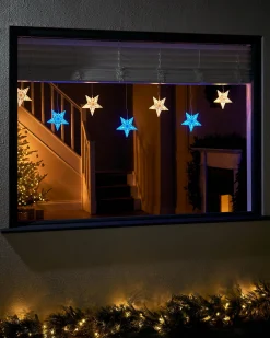 Flashing Star Curtain Net Light, 2.2 M
