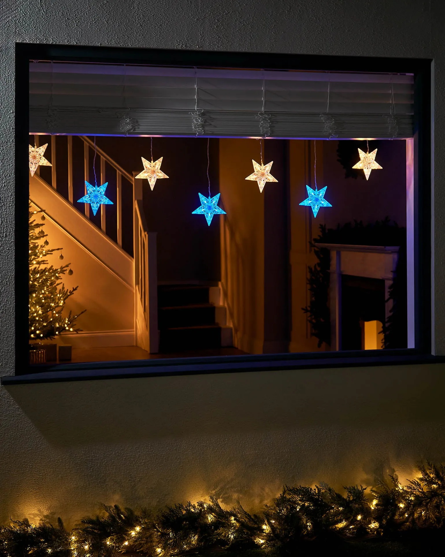 Flashing Star Curtain Net Light, 2.2 M