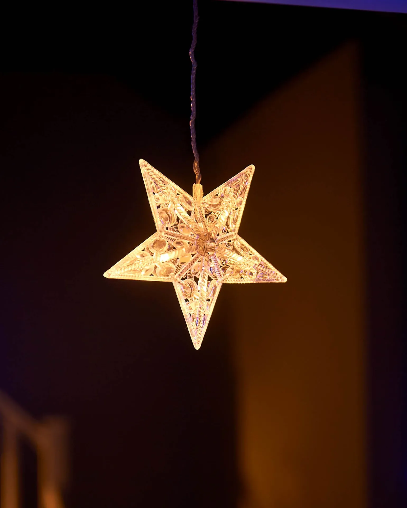 Flashing Star Curtain Net Light, 2.2 M