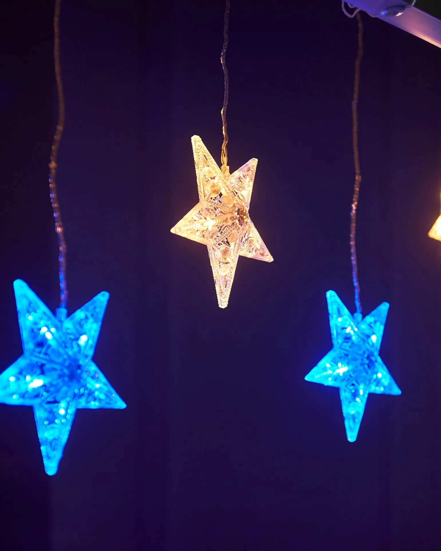 Flashing Star Curtain Net Light, 2.2 M