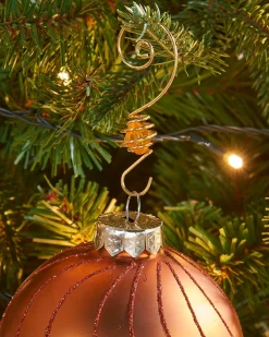 Gemstone Bauble Hooks, Gold, Pack Of 24