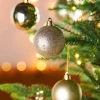 Gold Shatterproof Baubles, 42 Pack, 6 Cm