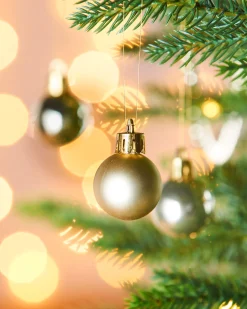 Gold Shatterproof Baubles, 36 Pack, 3 Cm