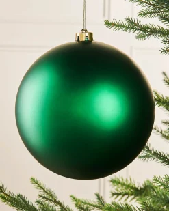 Green Large Matt Shatterproof Bauble, 20 Cm