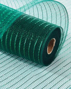 Green Mesh With Green Foil, 9 M