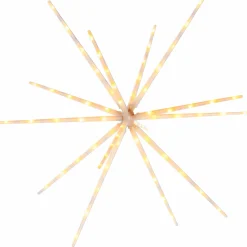 Hanging Starburst Decoration, Warm White, 51 Cm