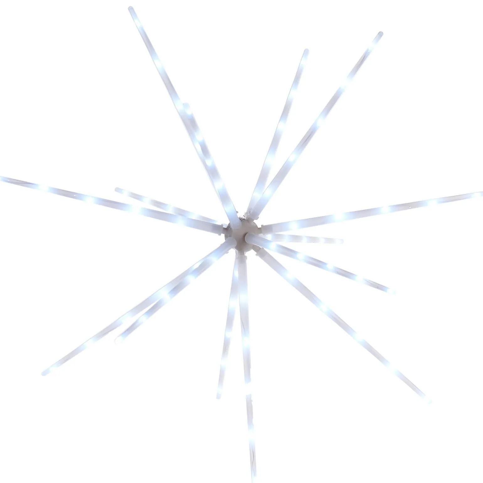 Hanging Starburst Decoration, Ice White, 51 Cm