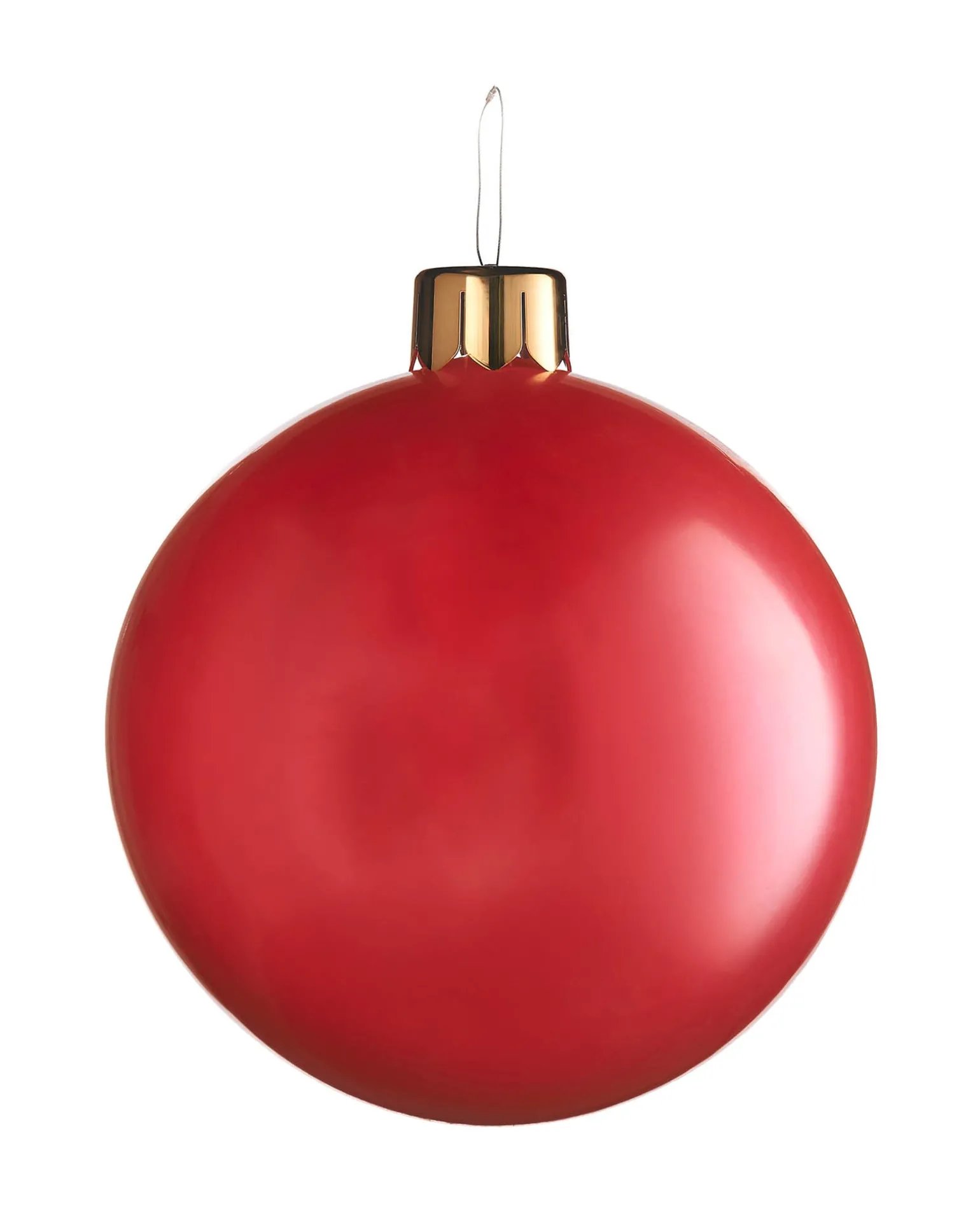 Inflatable Christmas Bauble, Red, 45 Cm
