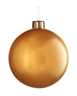 Inflatable Christmas Bauble, Gold, 45 Cm