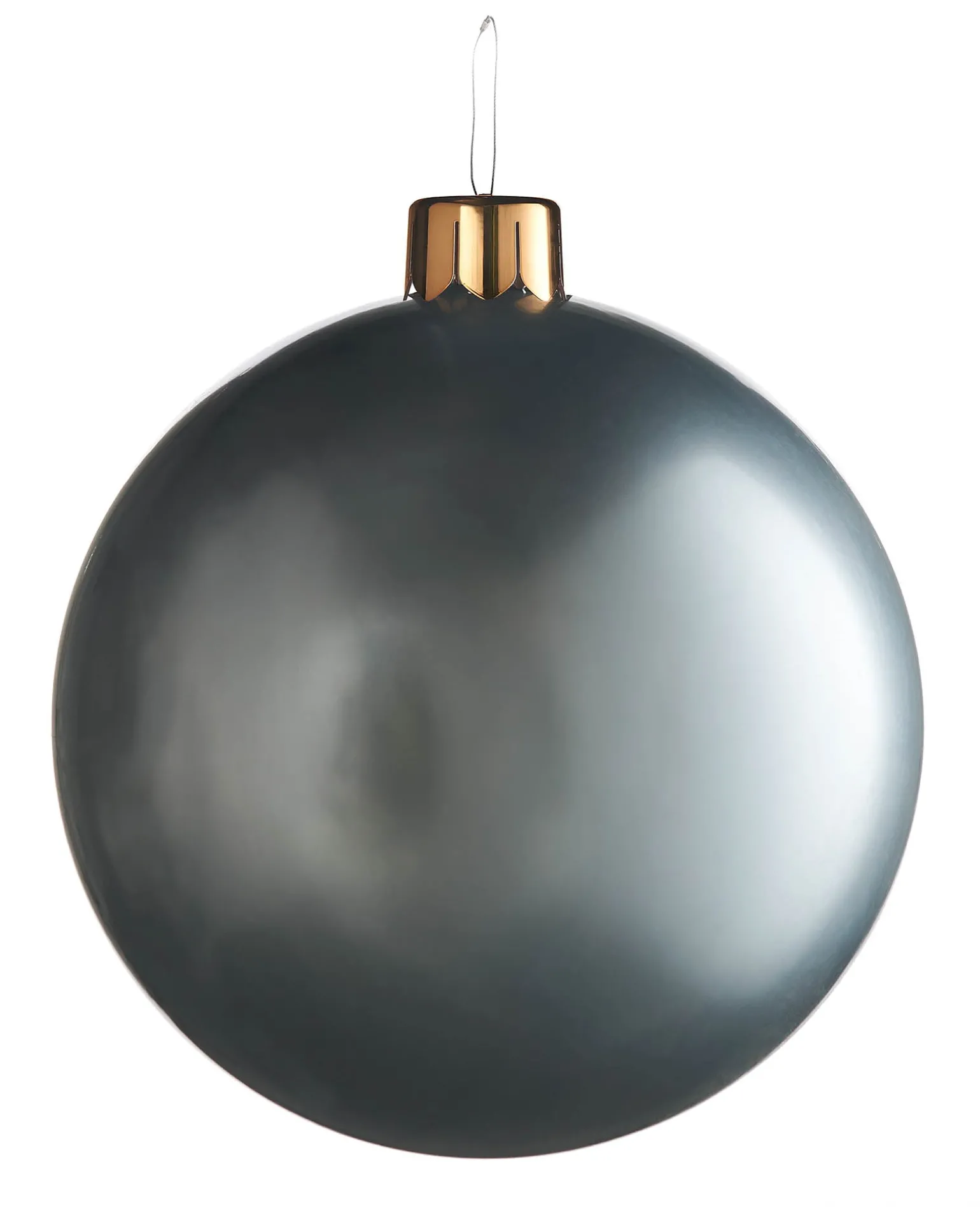 Inflatable Christmas Bauble, Silver, 66 Cm