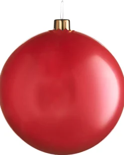 Inflatable Christmas Bauble, Red, 76 Cm