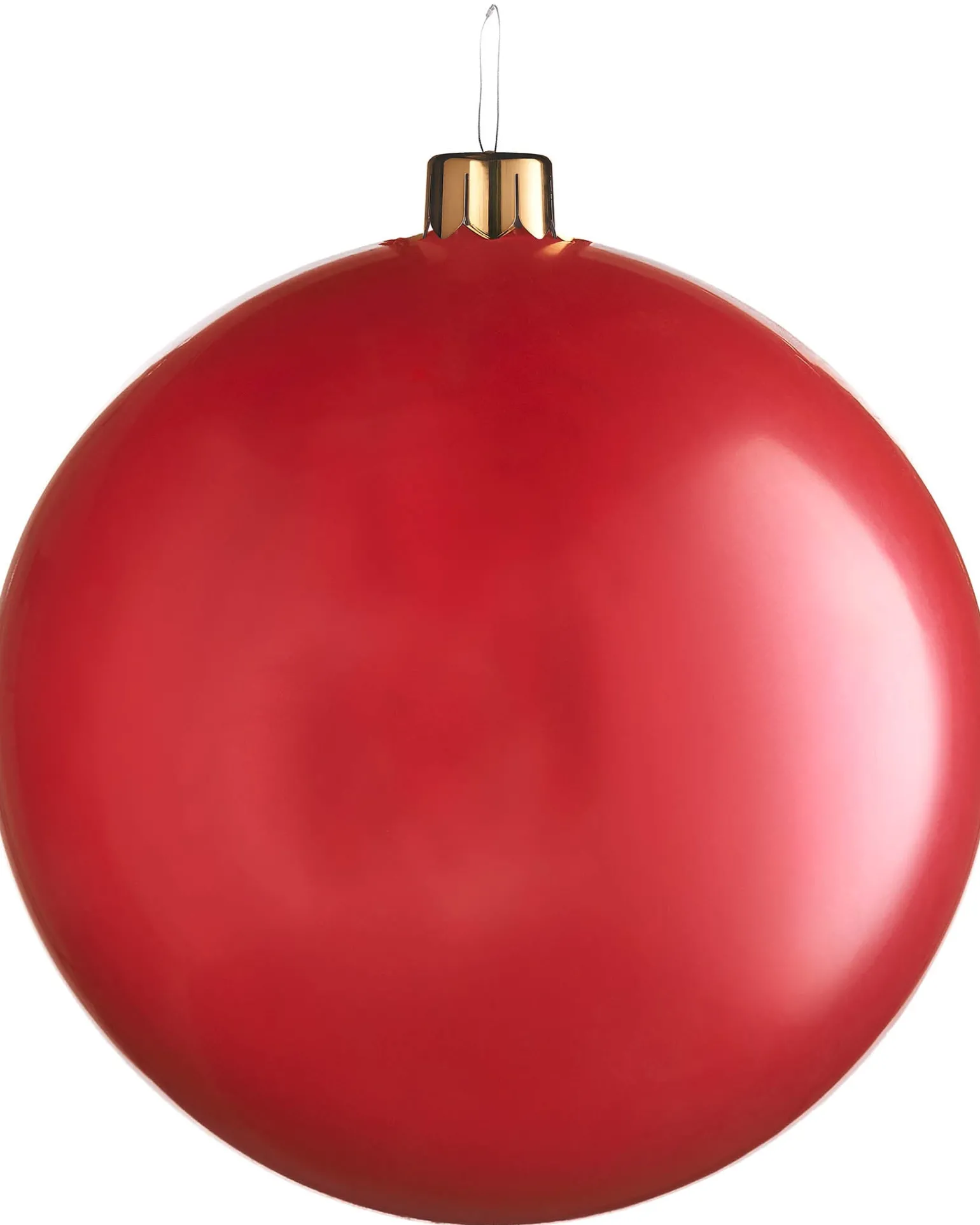 Inflatable Christmas Bauble, Red, 76 Cm