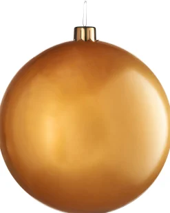 Inflatable Christmas Bauble, Gold, 76 Cm