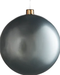 Inflatable Christmas Bauble, Silver, 76 Cm