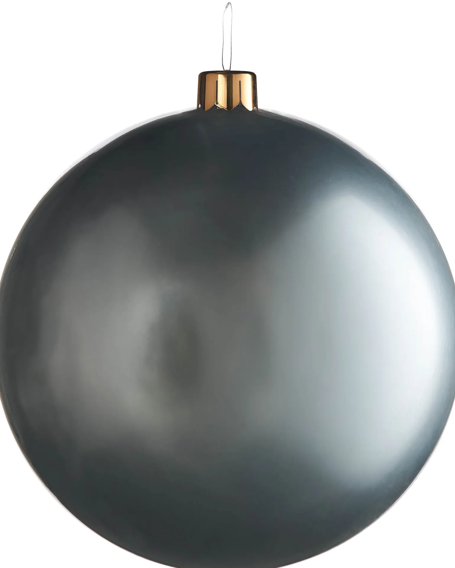 Inflatable Christmas Bauble, Silver, 76 Cm