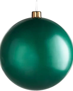 Inflatable Christmas Bauble, Green, 76 Cm