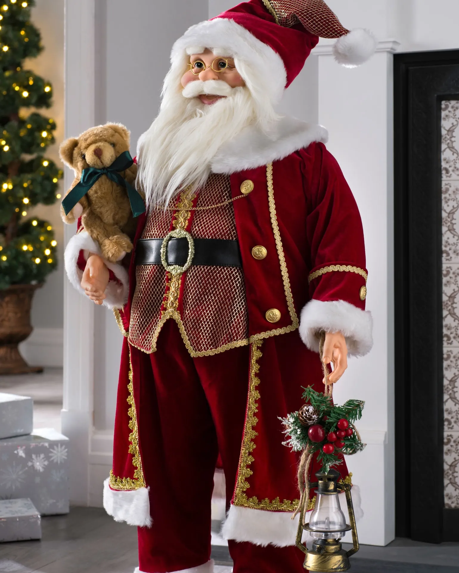 Large Santa Figurine, 90 Cm