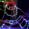 LED Santa Rope Light Window Silhouette, 61 Cm