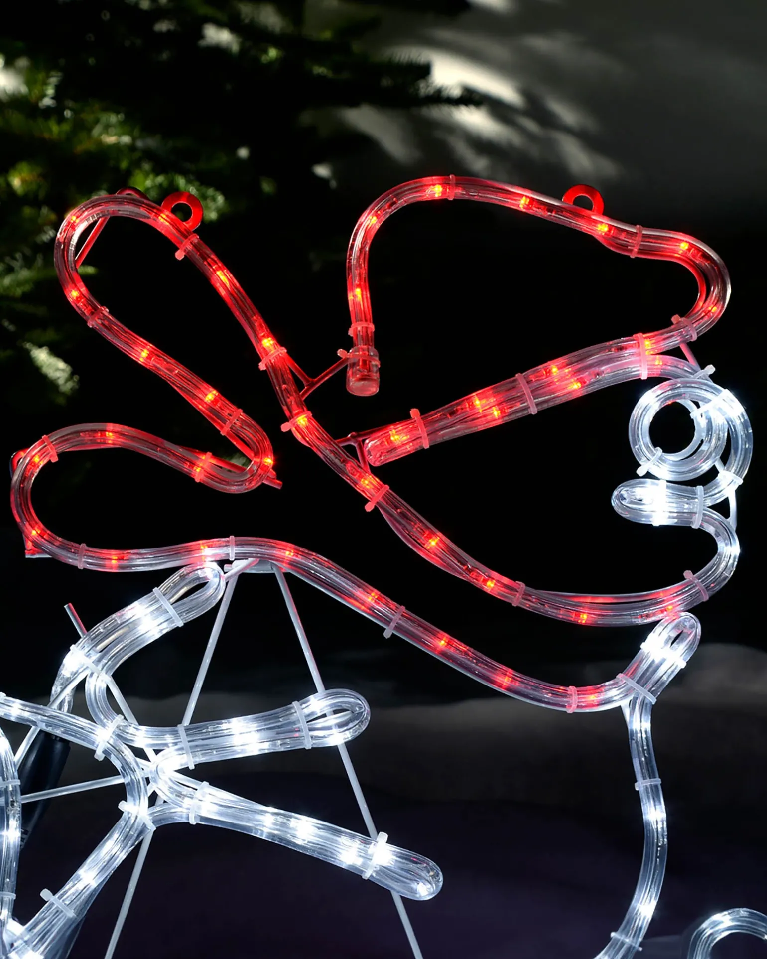 LED Snowman Rope Light Window Silhouette, 50 Cm