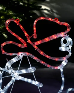 LED Snowman Rope Light Window Silhouette, 50 Cm