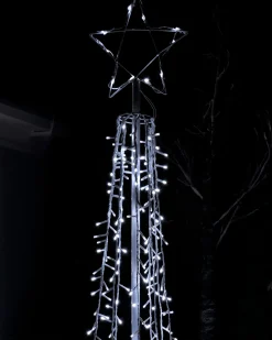 LED Waterfall Pop-Up Christmas Tree, 200 Cm