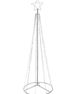 LED Waterfall Pop-Up Christmas Tree, 200 Cm