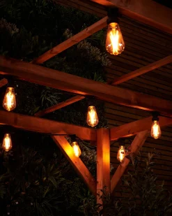 LINK FESTOON 4W E27 Dimmable Teardrop Filament LED Bulb, Warm White