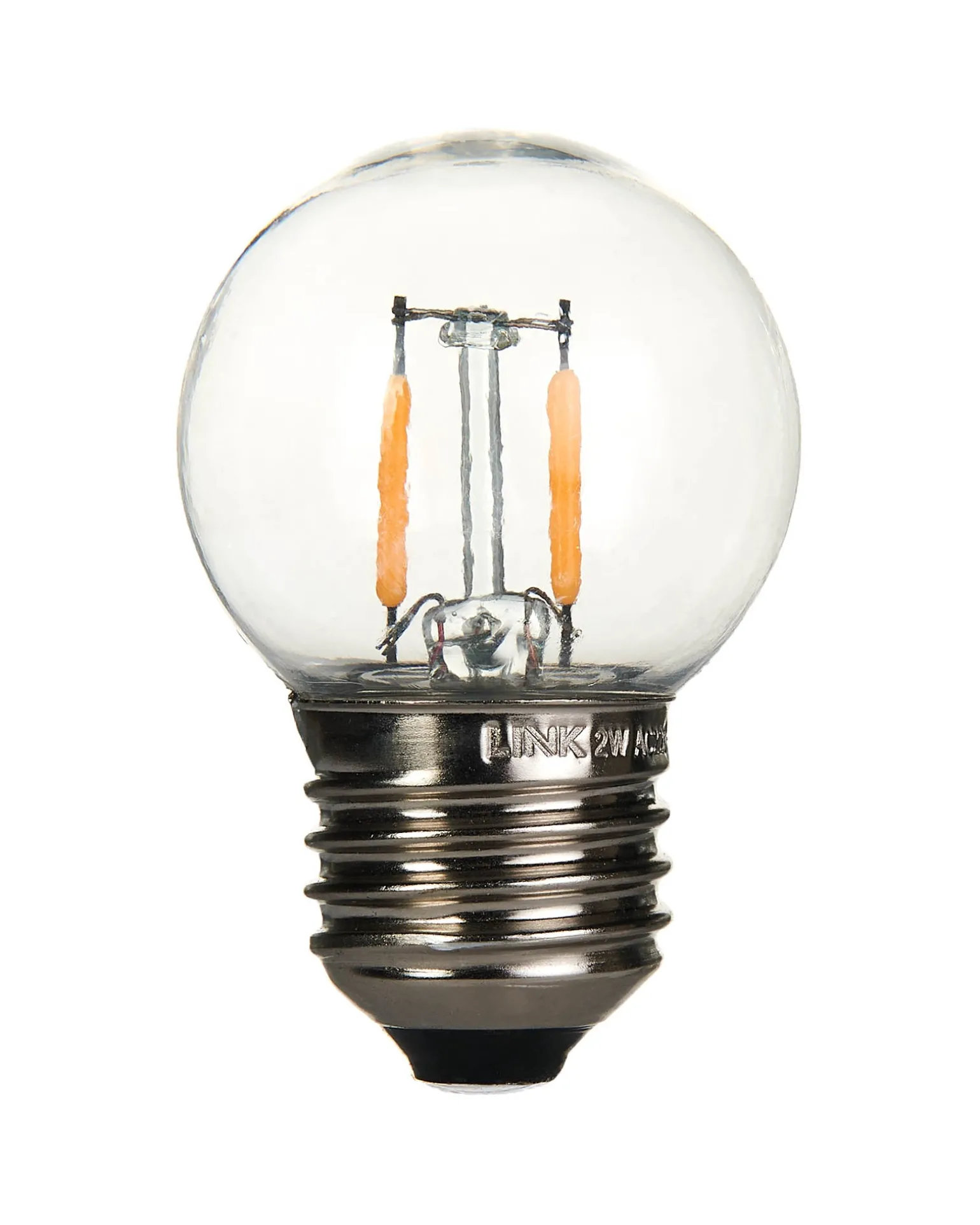 LINK FESTOON 2W E27 Dimmable Filament LED Bulb, Warm White