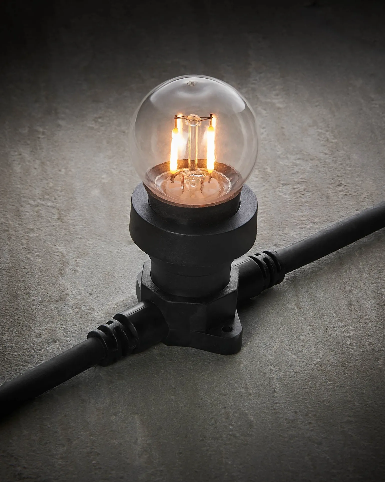 LINK FESTOON 2W E27 Dimmable Filament LED Bulb, Warm White