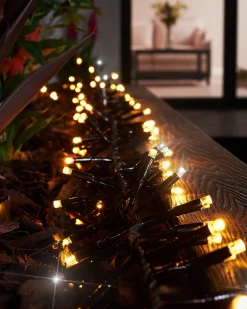 LINK PRO LED Cluster Lights, Black Cable, Warm White / White