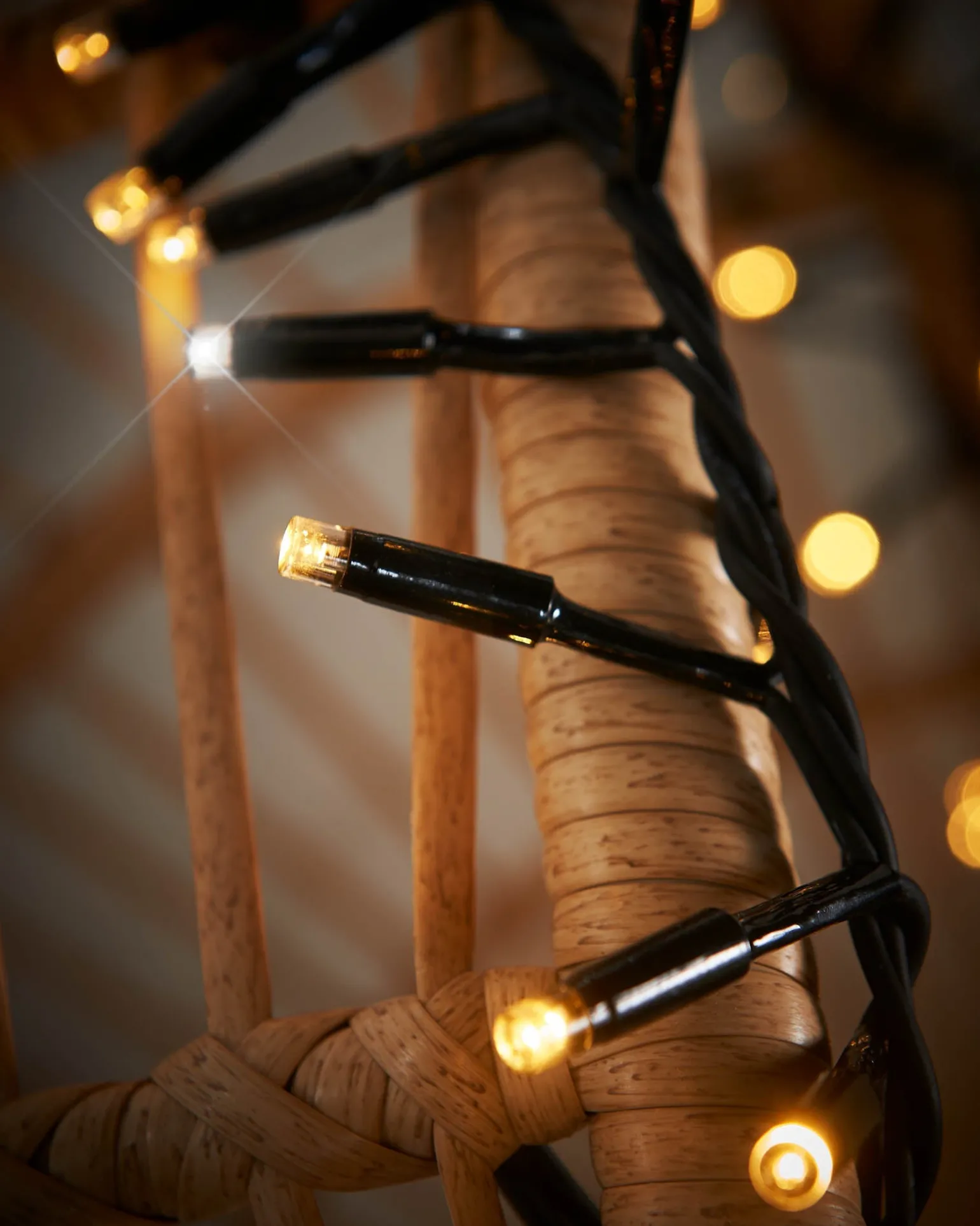LINK PRO LED Cluster Lights, Black Cable, Warm White / White