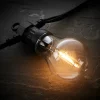 LINK PRO LED Festoon Lights, A60 Filament Bulb, Black Cable, Warm White
