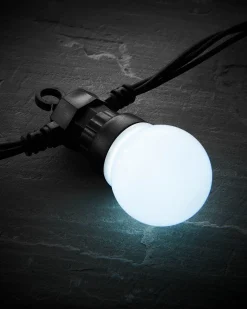 LINK PRO LED Festoon Lights, Black Cable, White