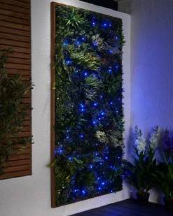 LINK PRO LED String Lights, Black Cable, Blue