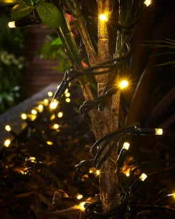 LINK PRO LED String Lights, Black Cable, Gold