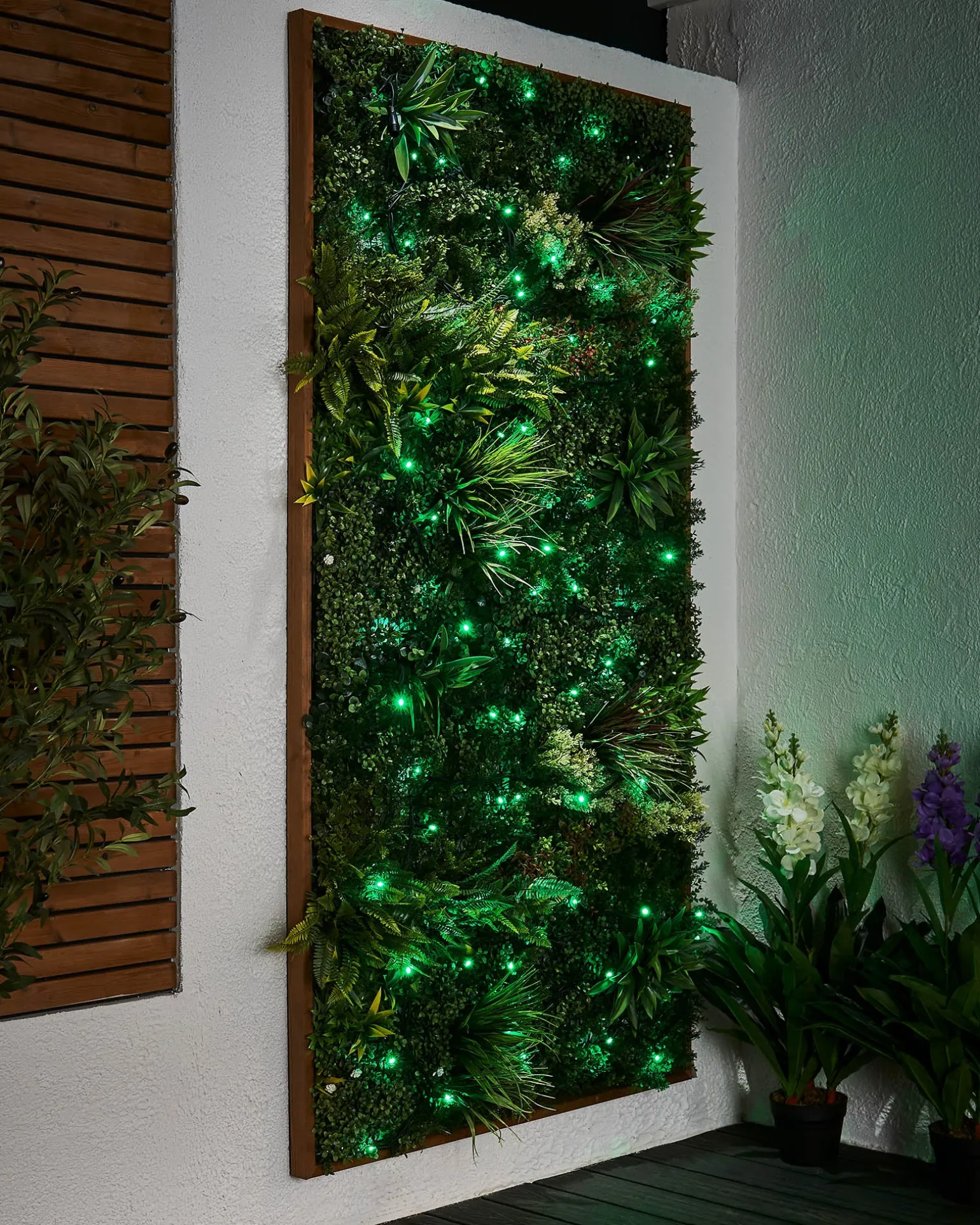 LINK PRO LED String Lights, Black Cable, Green