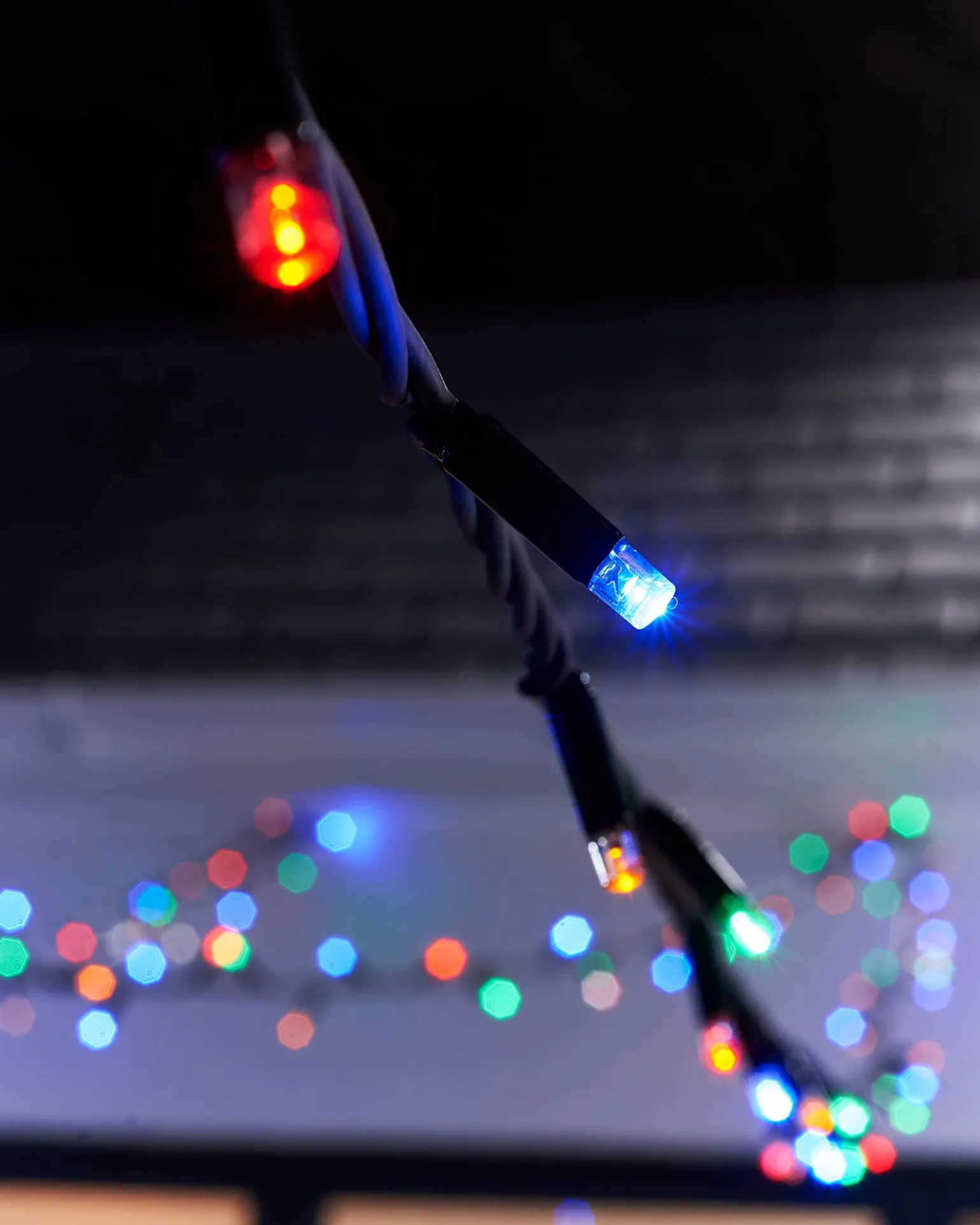 LINK PRO LED String Lights, Black Cable, Multi Colour
