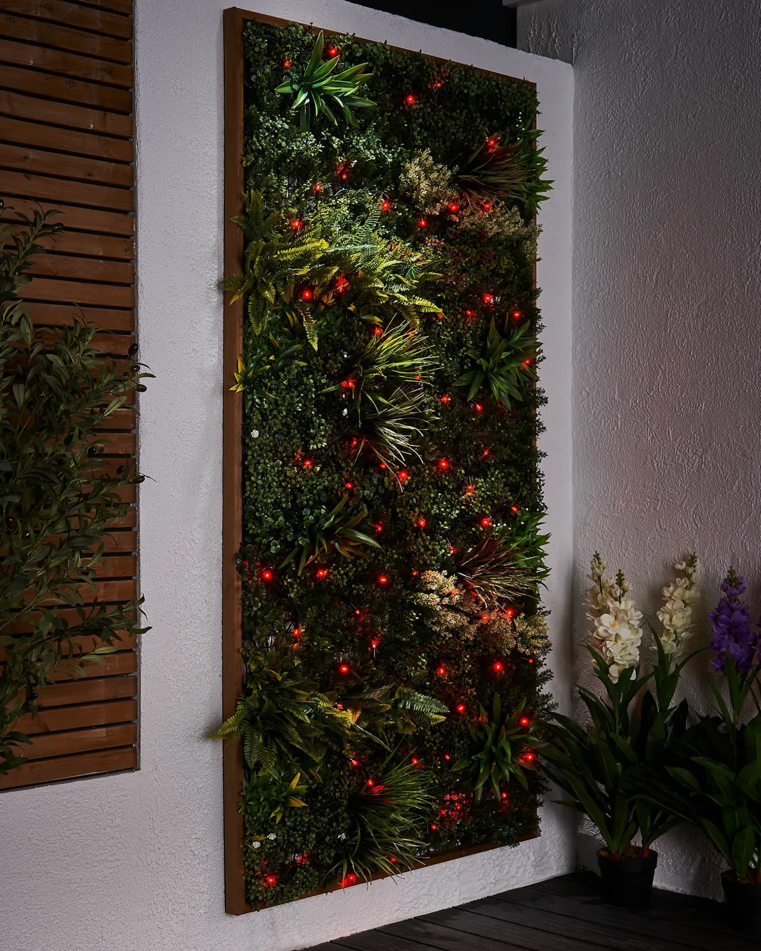 LINK PRO LED String Lights, Black Cable, Red