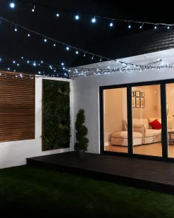 LINK PRO LED String Lights, Black Cable, White