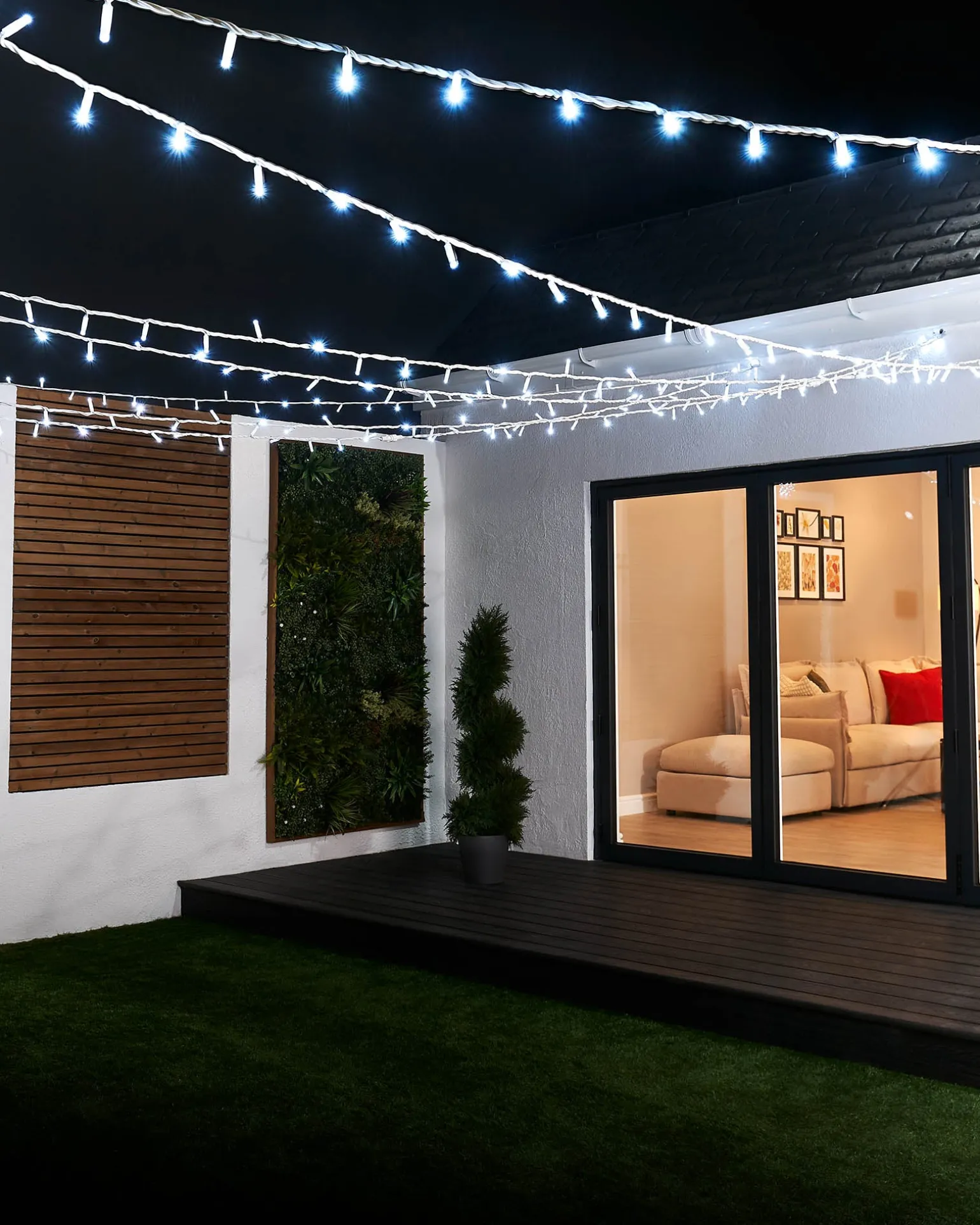 LINK PRO LED String Lights, White Cable, White