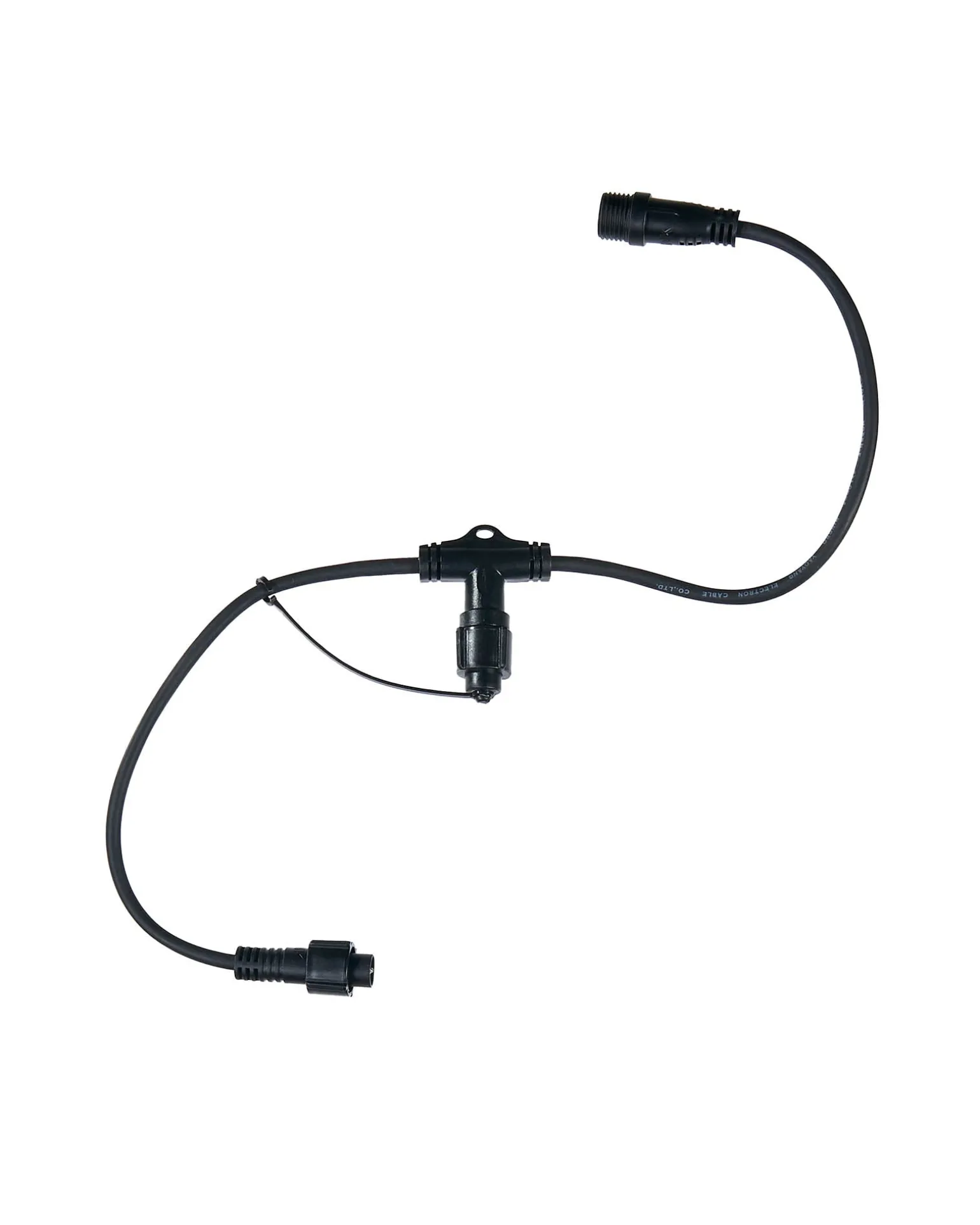 LINK PRO T Cord Connector, Connectable, Black