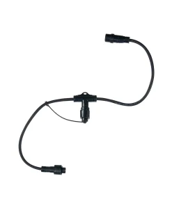 LINK PRO T Cord Connector, Connectable, Black