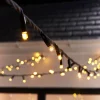 LINK PRO Twinkle LED String Lights, Black Cable, Warm White