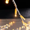 LINK PRO Twinkle LED String Lights, White Cable, Warm White