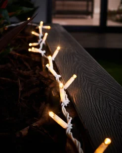 LINK PRO Twinkle LED String Lights, White Cable, Warm White