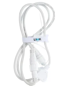 LINK PRO Y Cord Connector, Connectable, White