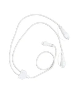 LINK PRO Y Cord Connector, Connectable, White
