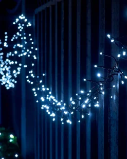 LINK UP LED Cluster Lights, Black Cable, White